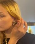 Clips d'oreilles gala strass, années 1930 — vidéo