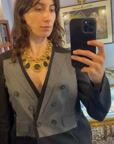 Edouard Rambaud 1980s Gold-Tone and Wood Charm Necklace — vidéo