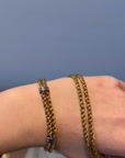 1980s Gold-Plated Double Twist Chain Necklace — vidéo