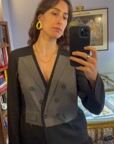 Collier chaîne maille grain de riz en plaqué or — vidéo