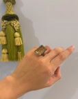 Citrine Statement Solitaire Ring in Silver — vidéo