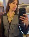 1970s Golden Flower Statement Necklace — vidéo