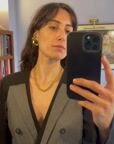 Céline T Saxe Blue Glass Paste Flower Clip-On Earrings, 1980s — vidéo