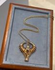 Taureau Charm Necklace in Gold-Tone Metal — vidéo