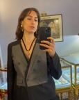 Prevost Black Velvet and Golden Acorn Necklace, 1990s — vidéo