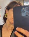 Clips d'oreilles spirale Céline T Saxe, années 1980 — vidéo